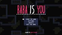 Video Game: Baba is You