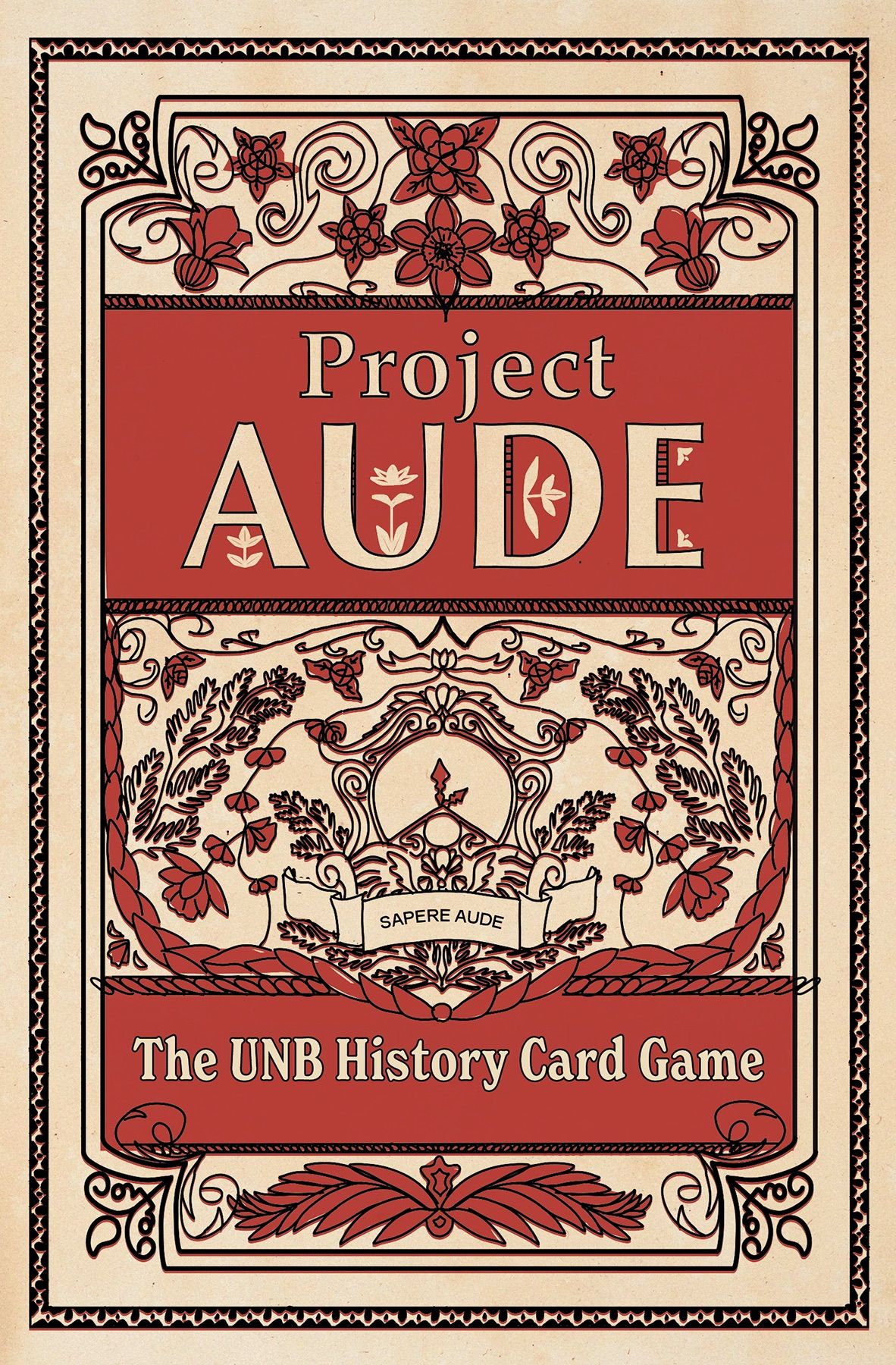 Cover art for Project AUDE: The UNB History Card Game