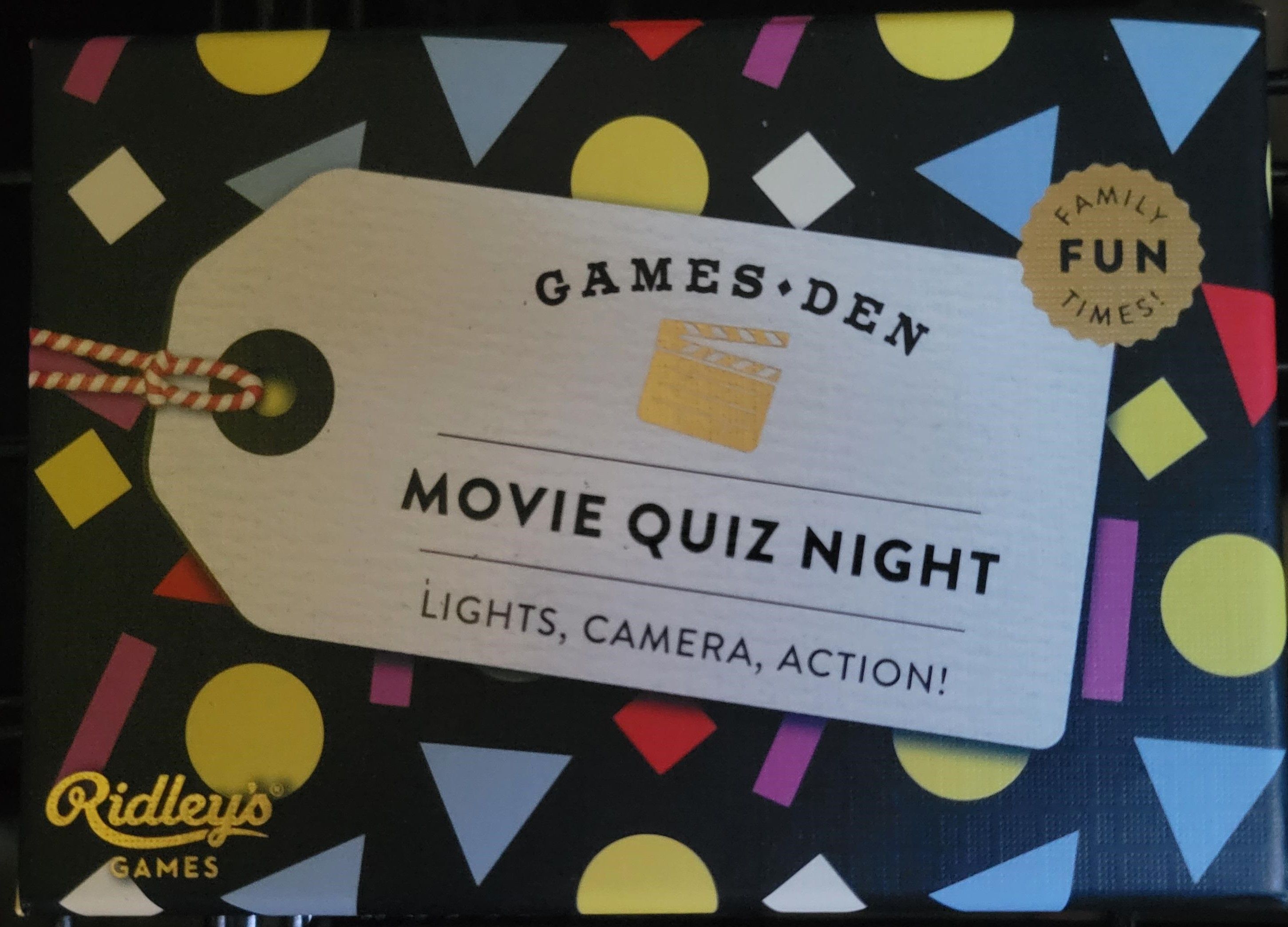 Ridley's Games Den: Movie Quiz Night