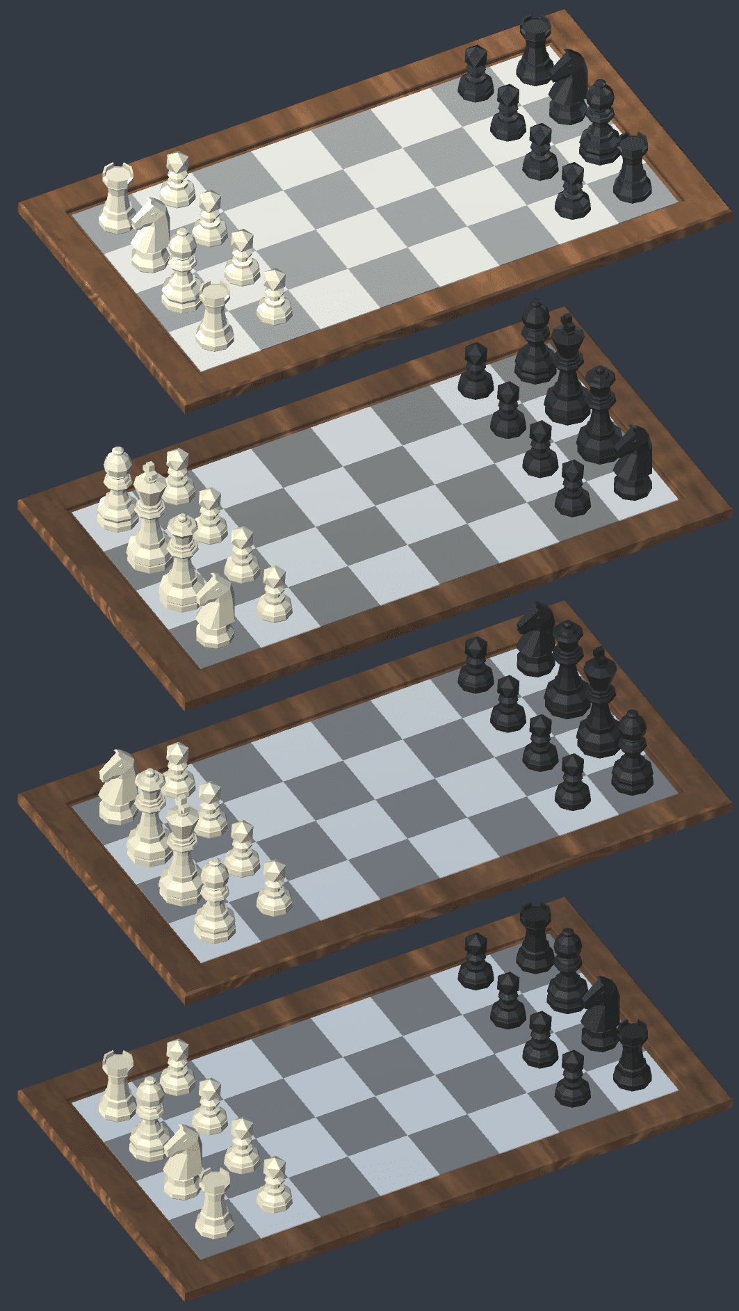 Quadlevel 3D Chess