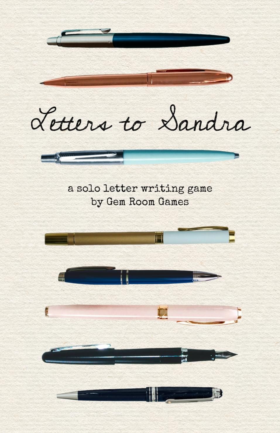 Letters to Sandra box art