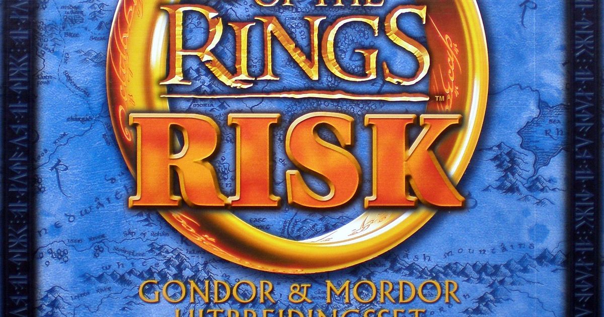 Risk - Le Seigneur Des Anneaux extension Gondor & Mordor - jeu Risk
