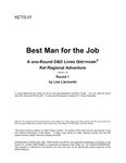 RPG Item: KETI5-01: Best Man for the Job