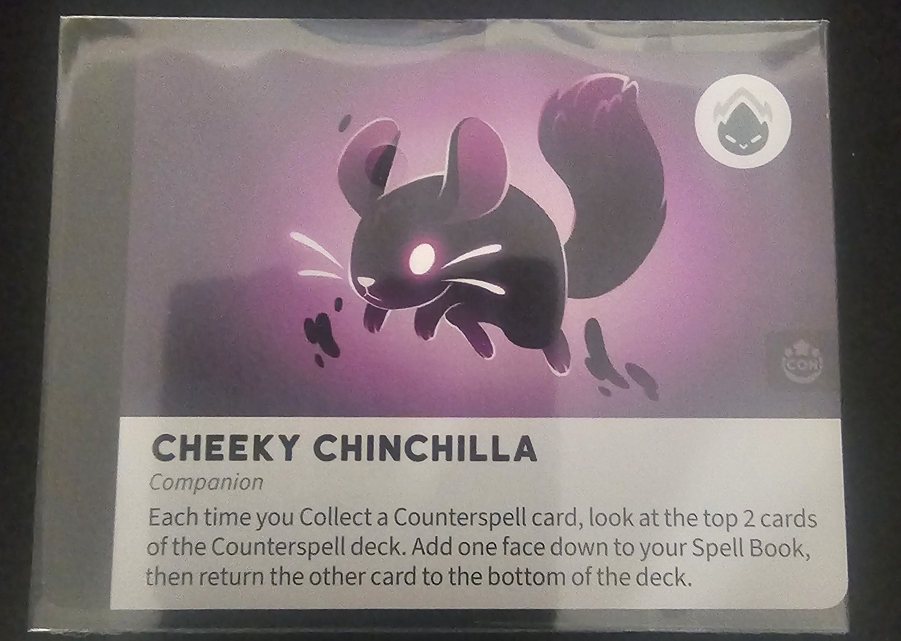Casting Shadows: Cheeky Chinchilla Promo Card