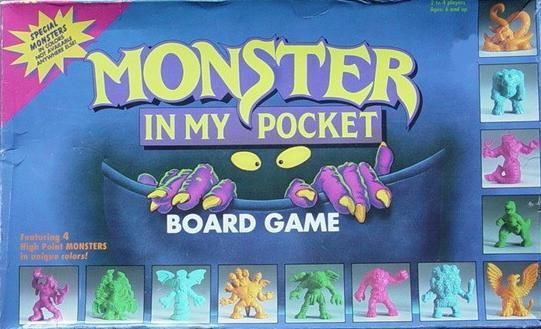 Monster in My Pocket Board Game cover art