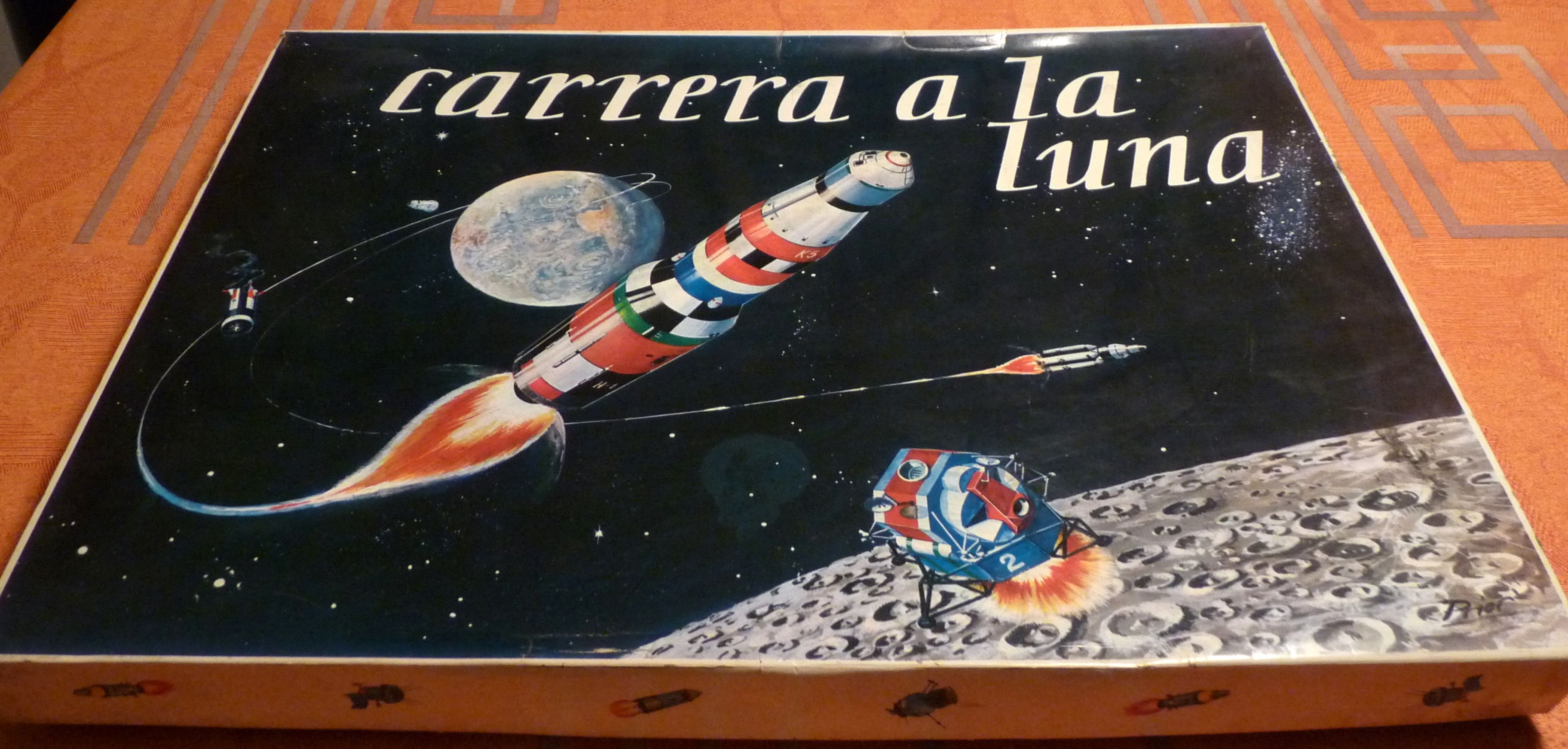 Carrera a la luna box art