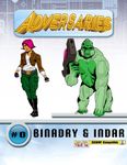 RPG Item: Adversaries #0: Binary & Indar (Capes, Cowls & Villains Foul)