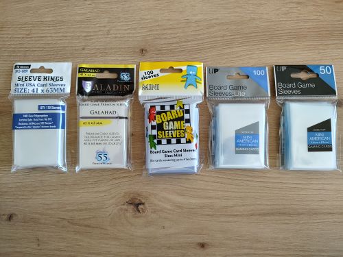 american card sleeves Perfect Fit Premium American Card Sleeves (57x89mm) -55 Pack, 100 Microns,  SKS-3303 main image 0