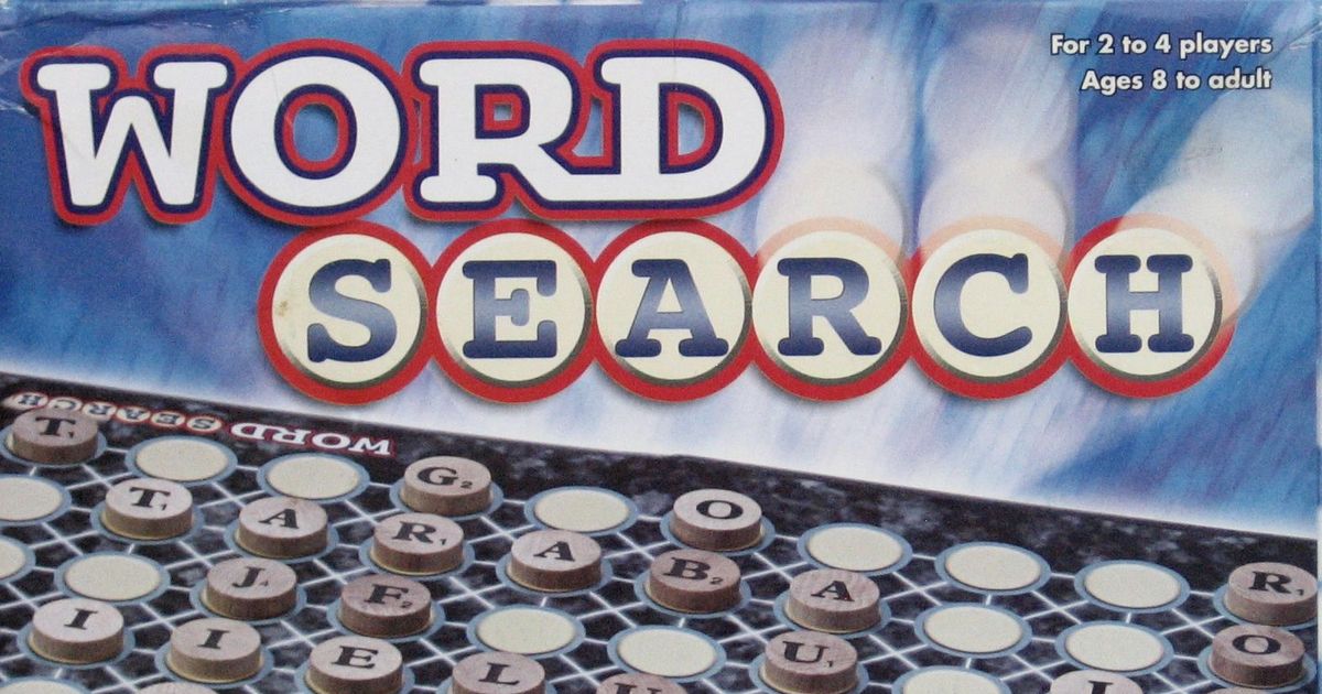 Board Games Word Search