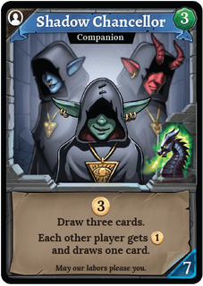 Clank! Legacy: Shadow Chancellor Promo Card