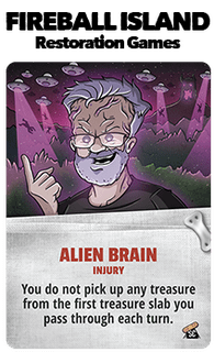Fireball Island: The Curse of Vul-Kar – Alien Brain Promo Card