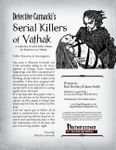 RPG Item: Detective Carnacki's Serial Killers of Vathak