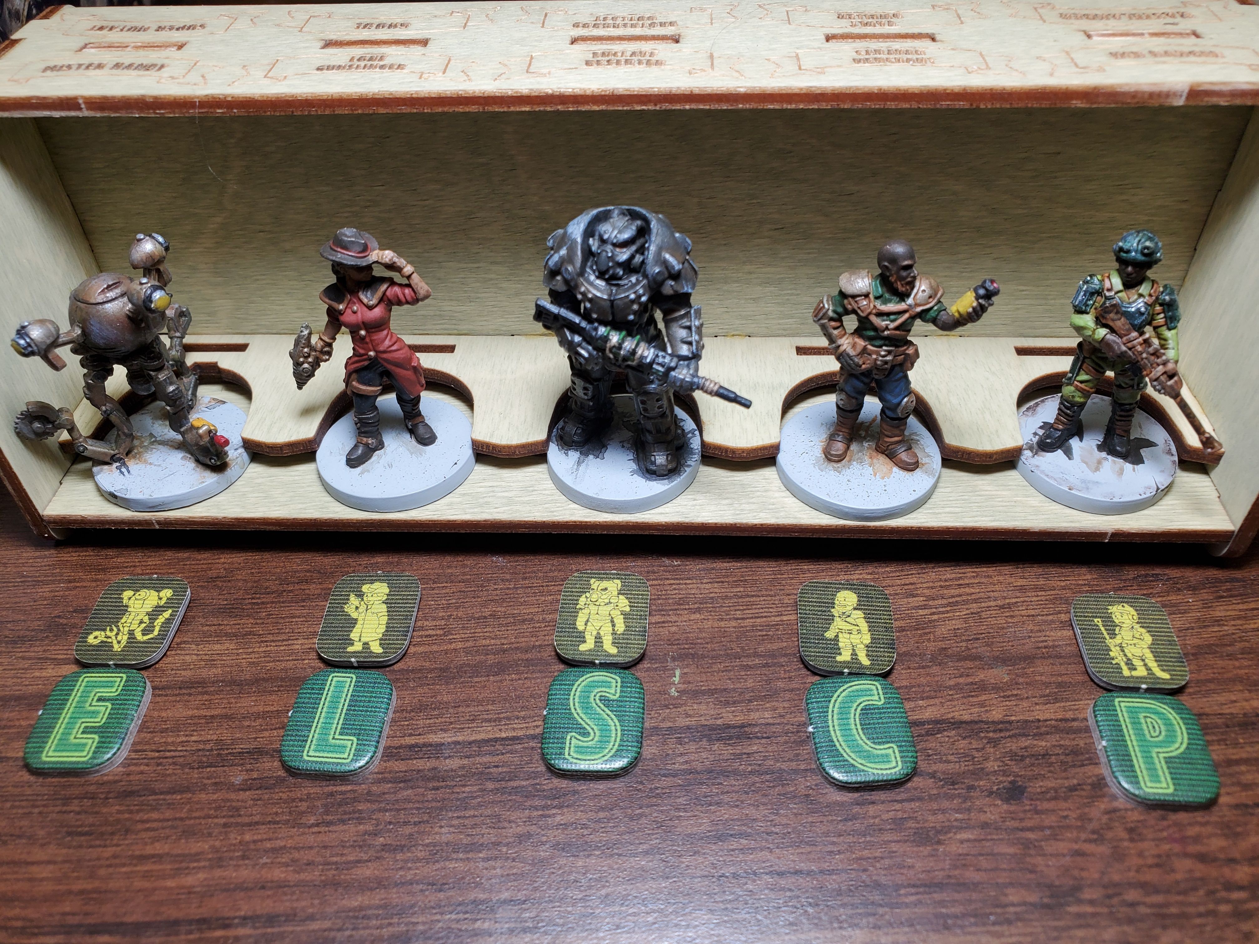 Character specific SPECIAL letters: can someone list them? | Fallout