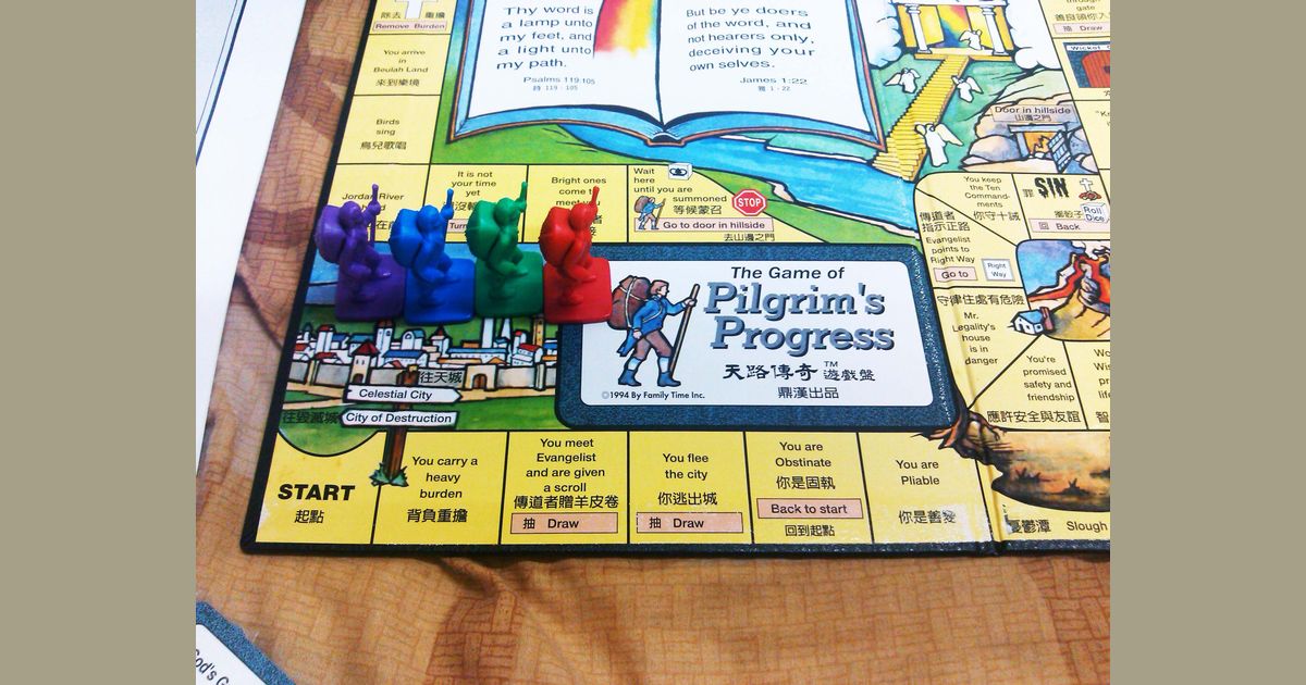 pilgrim's progress board game