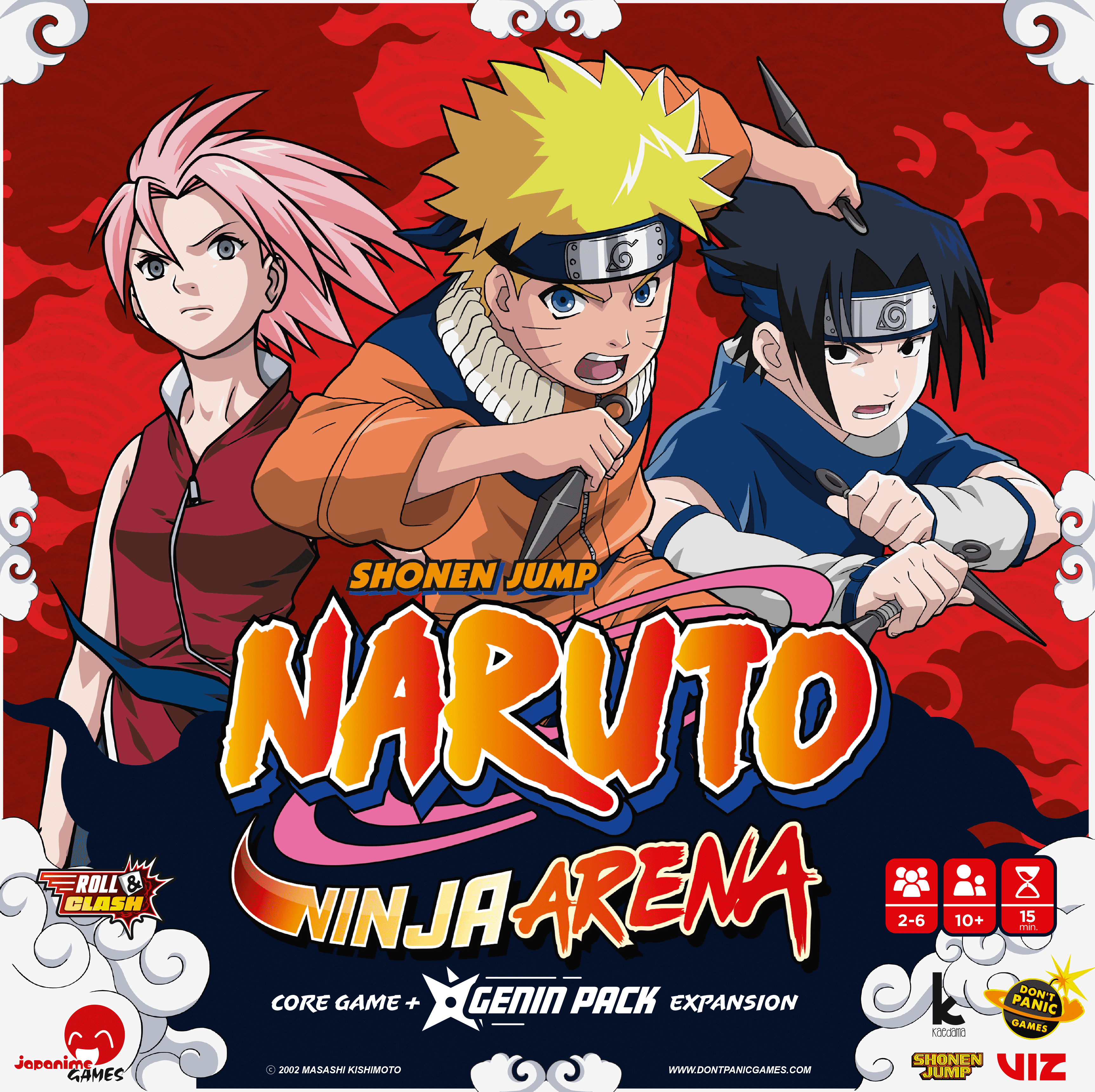 Naruto: Ninja Arena – Core Game + Genin Pack Expansion cover art