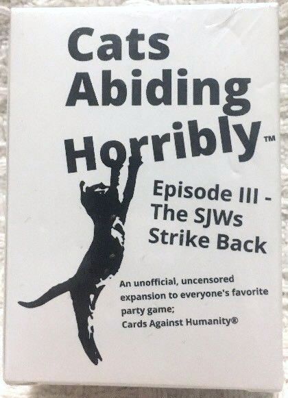 Cats Abiding Horribly: Episode III – The SJWs Strike Back (fan expansion for Cards Against Humanity)
