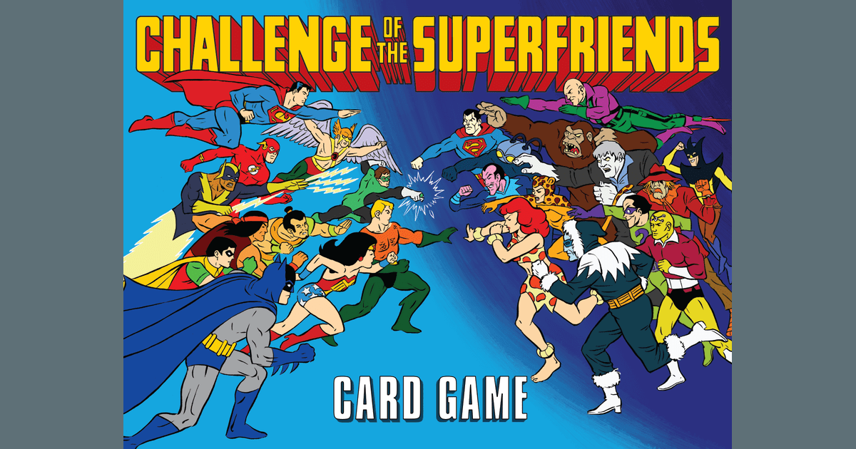Challenge Of The Superfriends Card Game Cryptozoic Games NEW