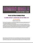 RPG Item: Pax Extraterrestria