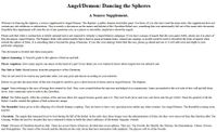 RPG Item: Angel/Demon: Dancing the Spheres