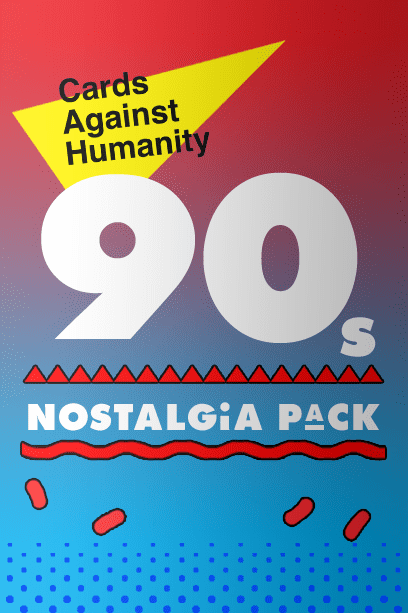 2 x Booster Packs Cards Against Humanity 90's Nostalgia and WWW Expansions 