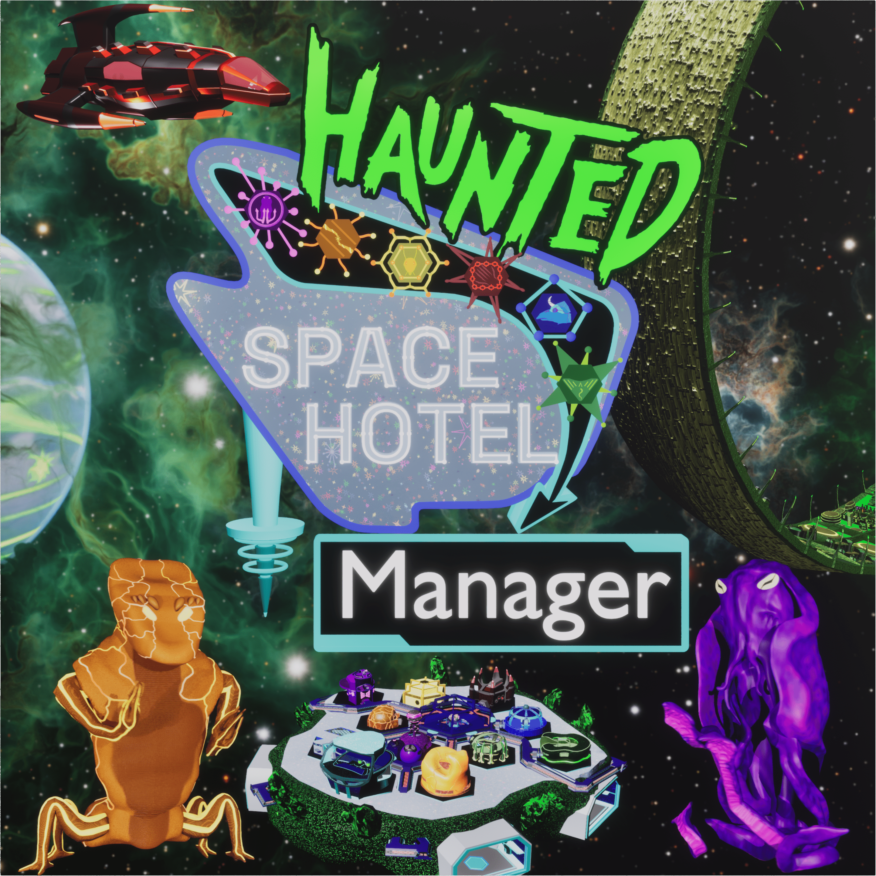 Haunted Space Hotel: Manager cover