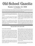 Issue: Old-School Gazette (Issue 5 - Oct 2006)
