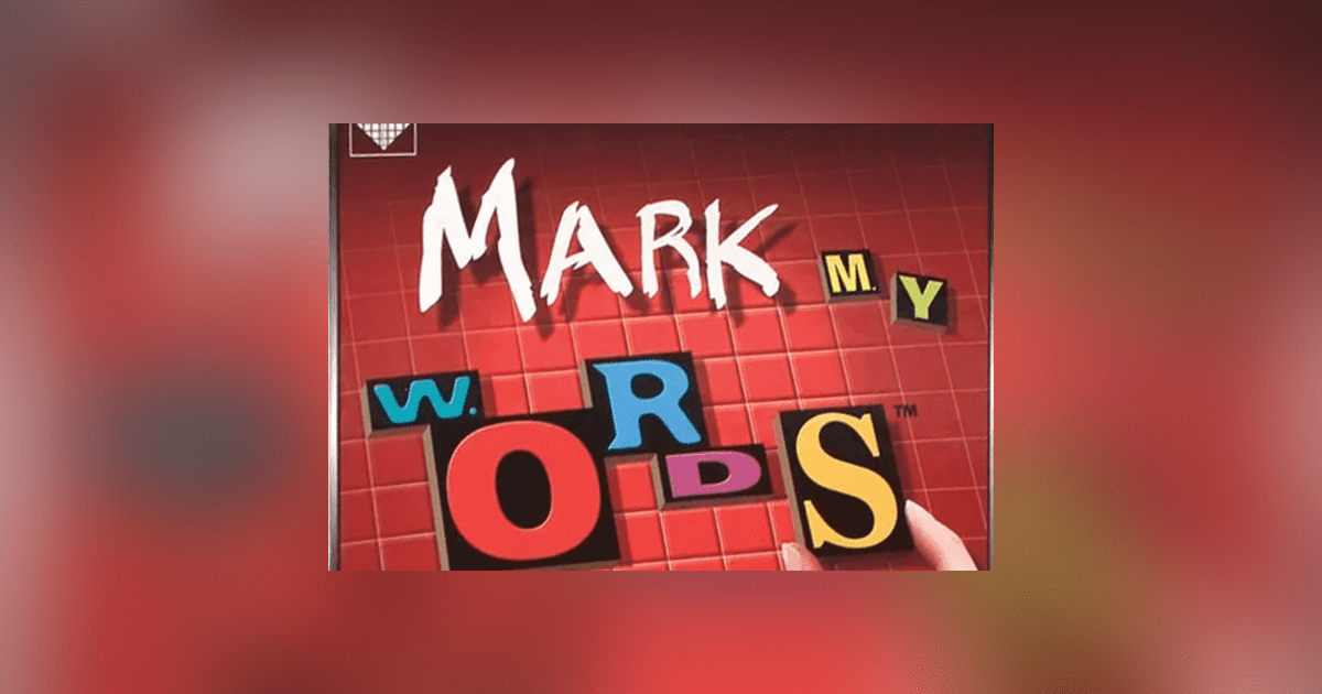 Mark My Words | Board Game | BoardGameGeek