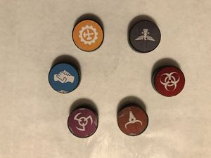 51st State: Master Set – Wooden Pawns and Stickers