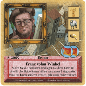 Die Siedler von Catan: Das Kartenspiel – Sonderkarte 2009 – Franz vohm Winkel