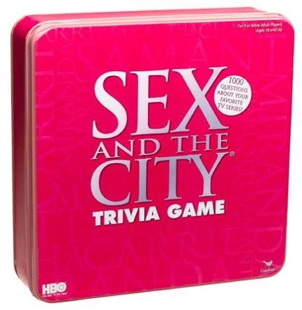 Sex and The City Trivia Game 2004 Cardinal Collectors Tin 18 Adult for sale online 