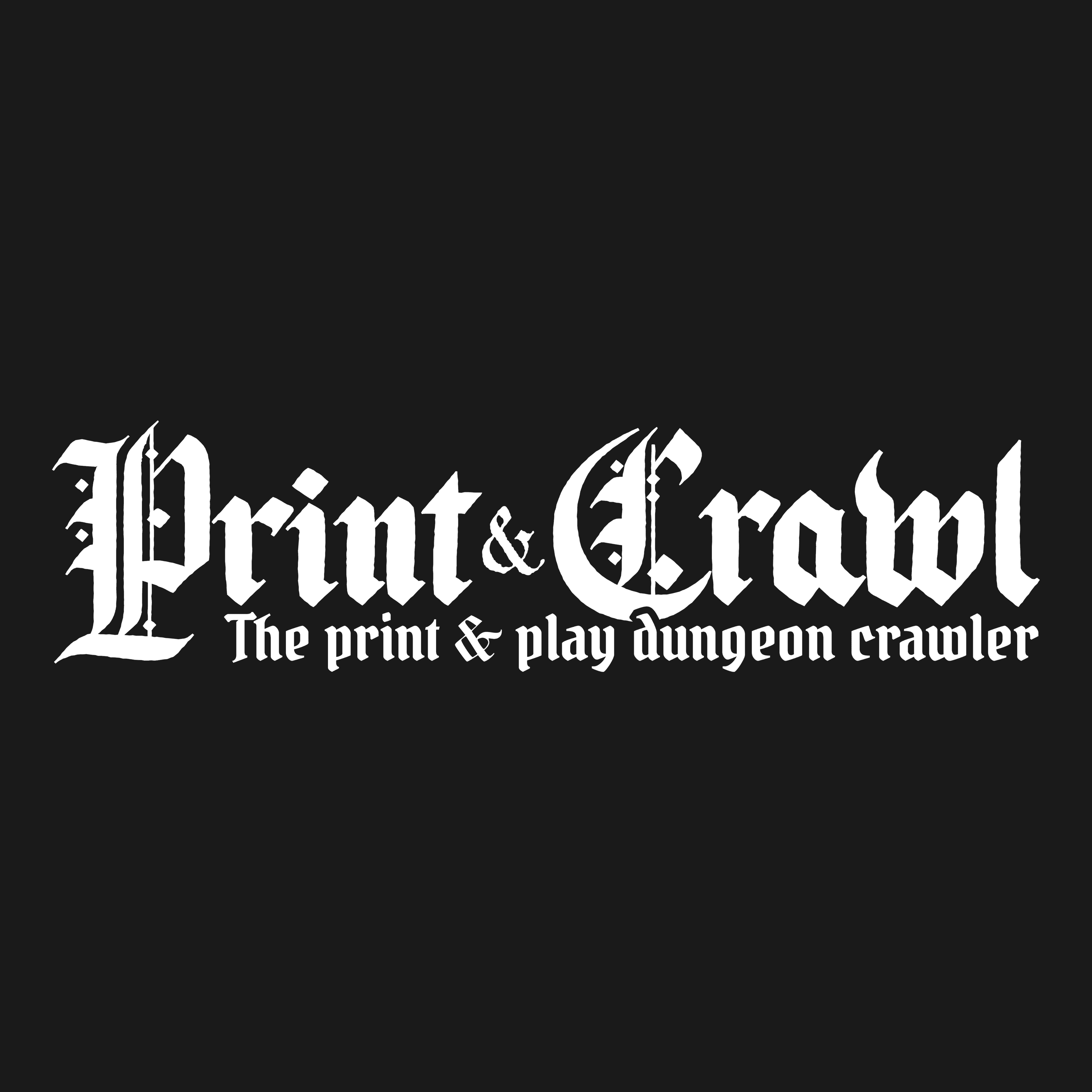 Cover art for Print & Crawl: The Print & Play Dungeon Crawler