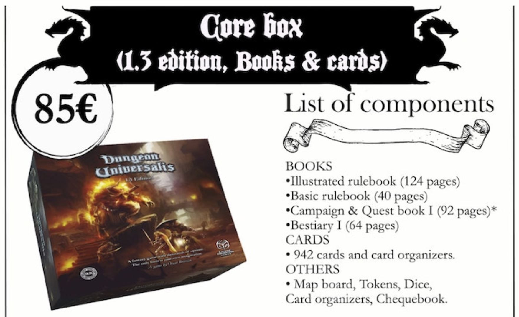 Coperta Dungeon Universalis 1.3