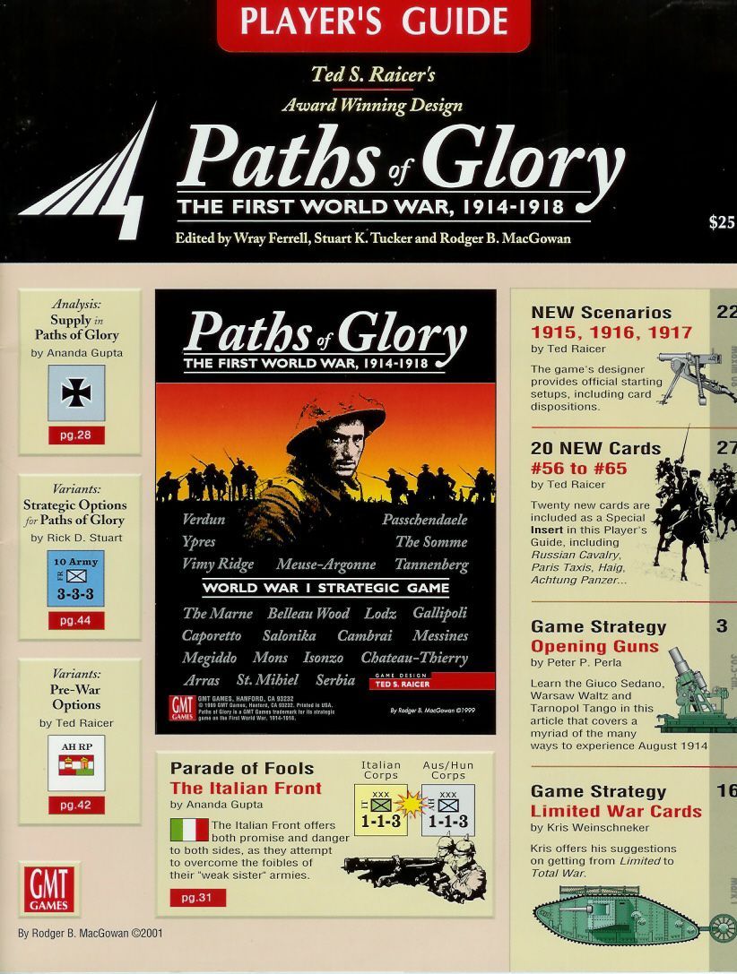 Paths of Glory: Player&#039;s Guide