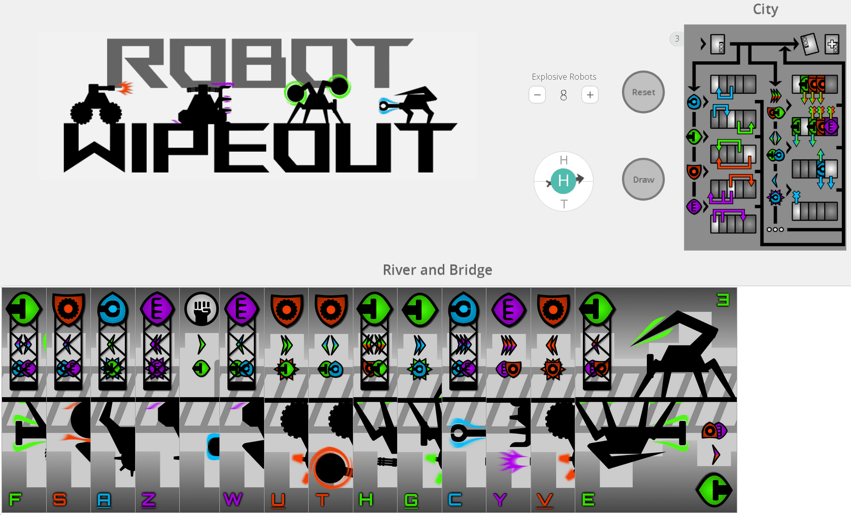 [WIP] Robot Wipeout (2026 In-Hand Game Design Contest) [Contest Ready]