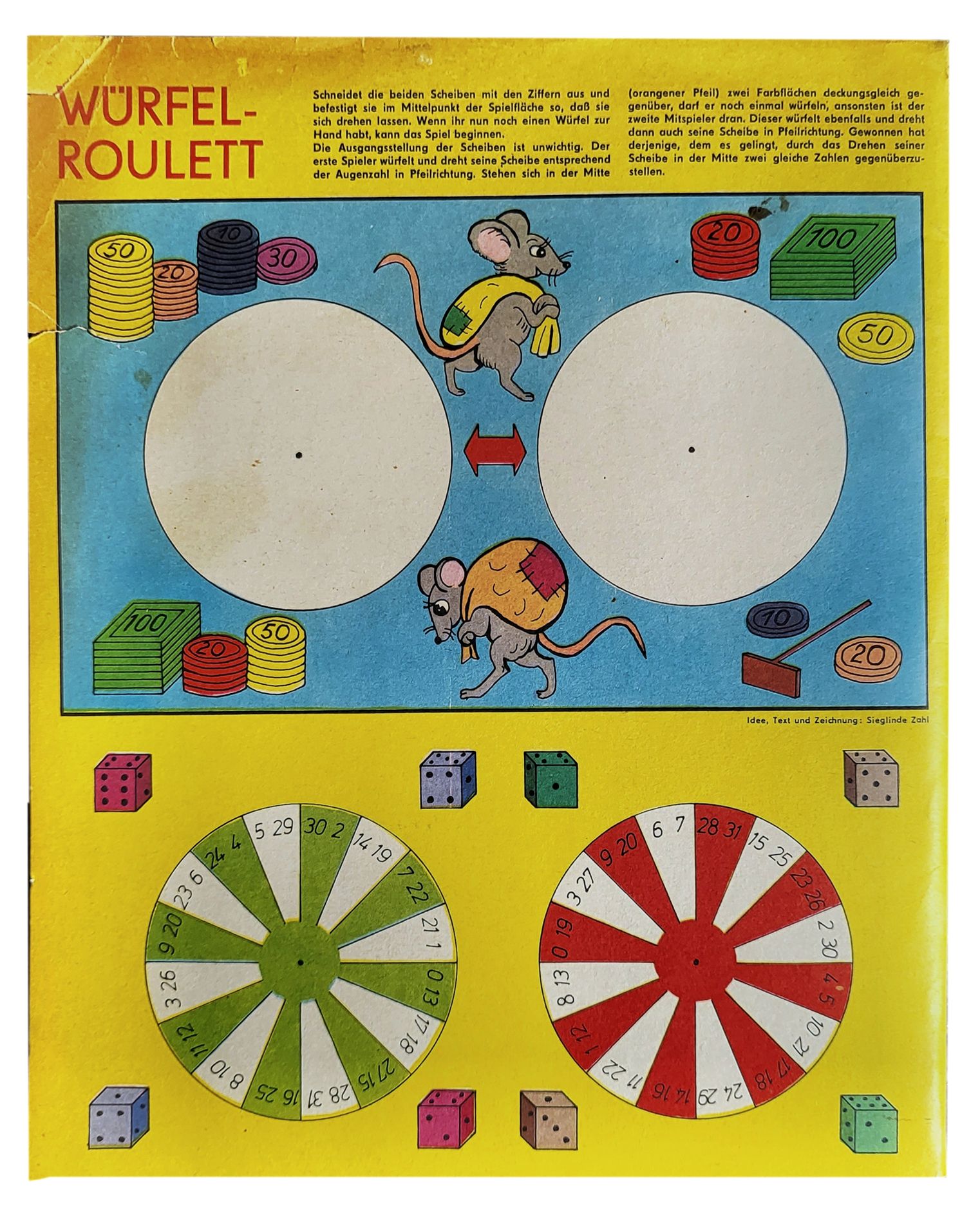 Würfel-Roulett