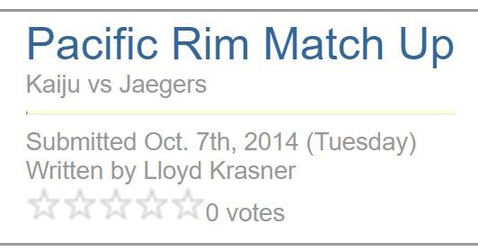 Pacific Rim Matchup | Board Game | BoardGameGeek