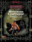 RPG Item: Ravenloft Monstrous Compendium Appendices I & II