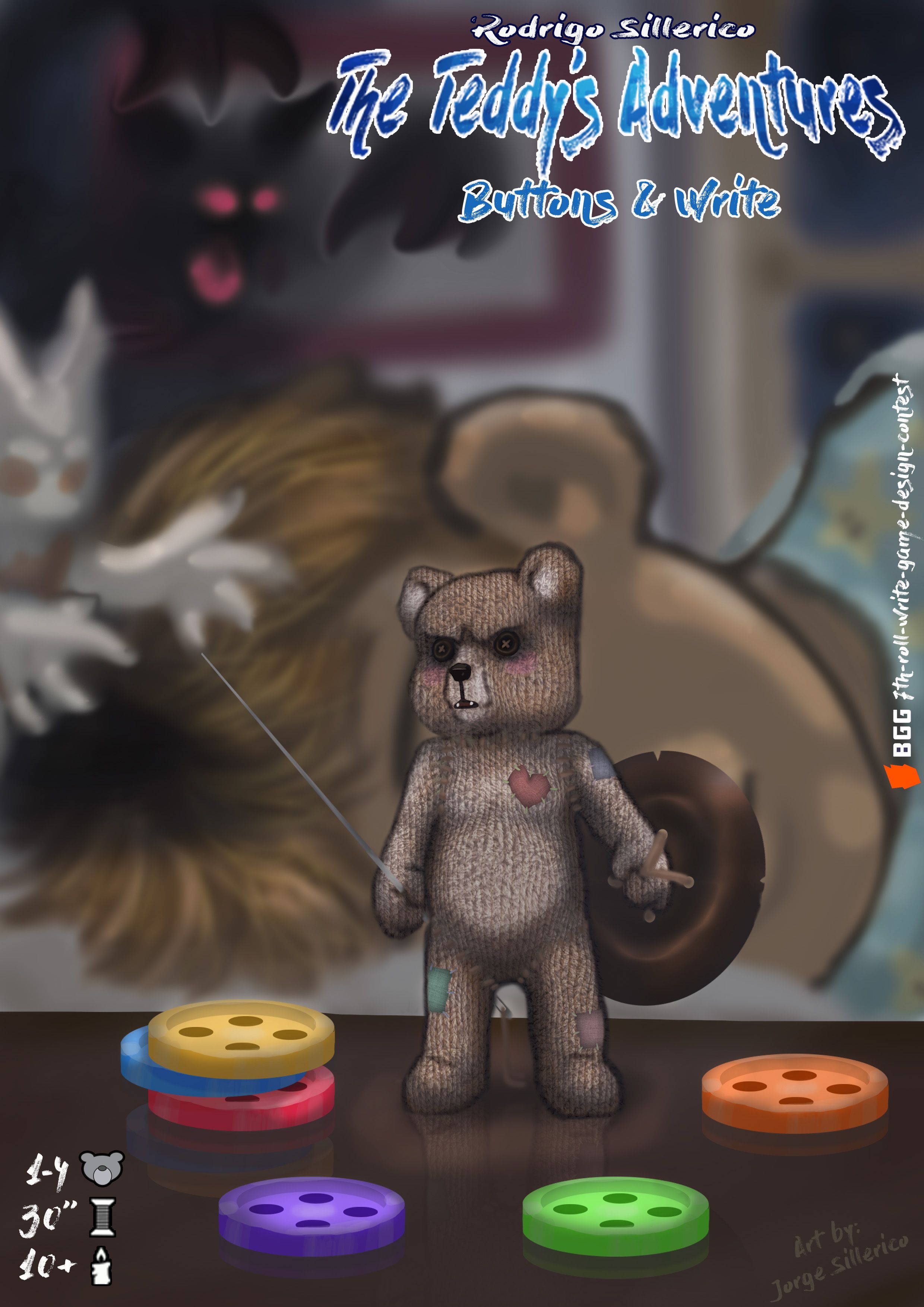 Teddy's Adventures: Buttons & Write