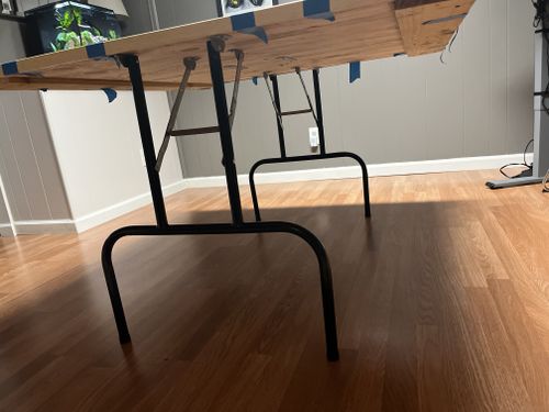 Any folding table leg leads BoardGameGeek