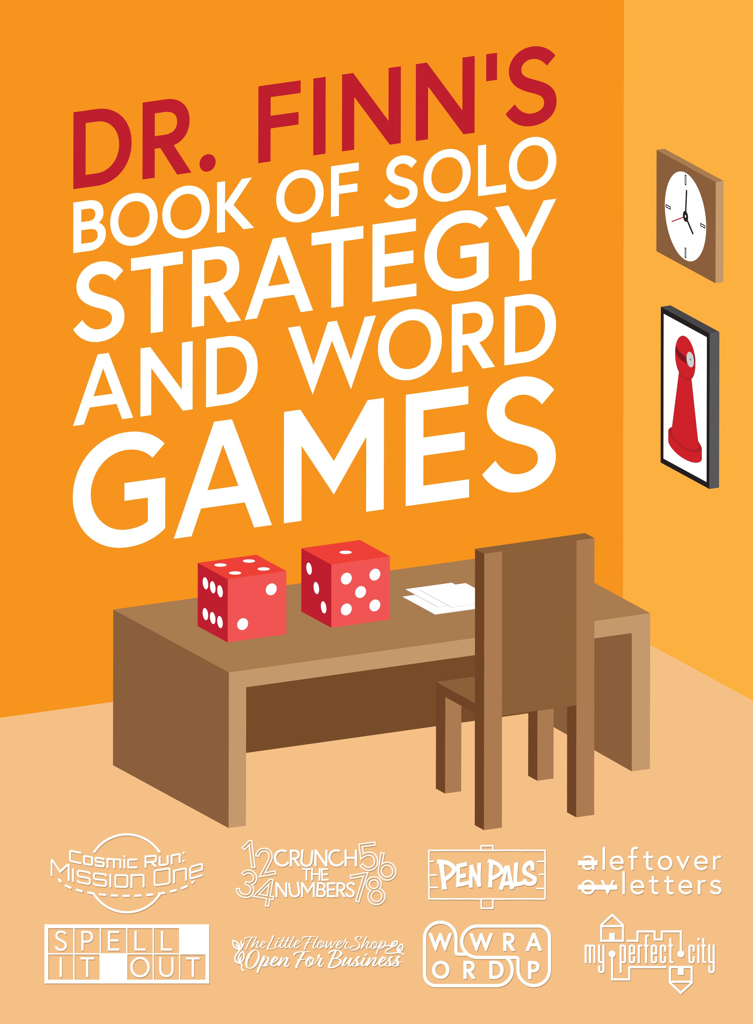 Cover art for Dr. Finn's Book of Solo Strategy and Word Games