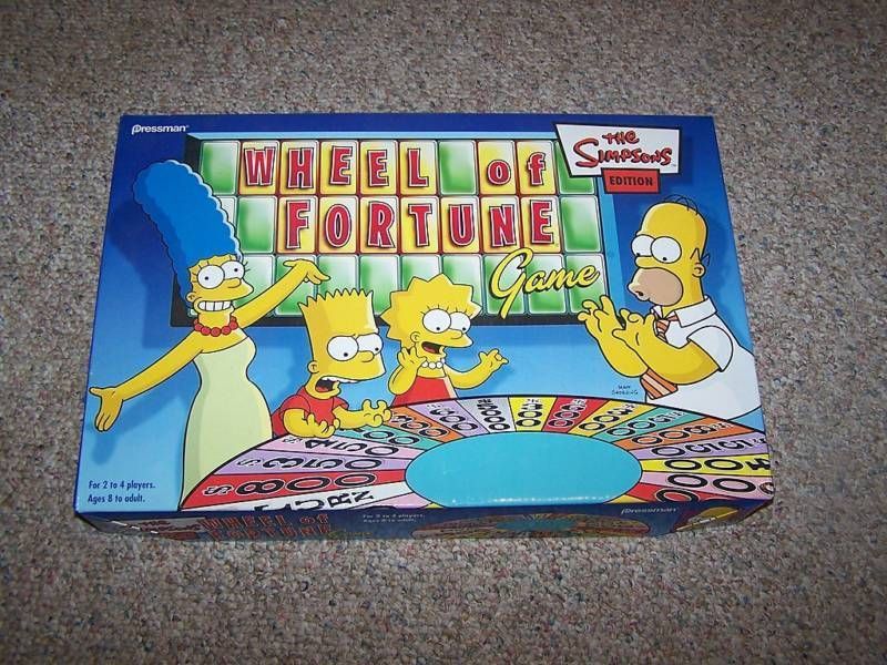 Wheel of Fortune: Simpsons Edition box art