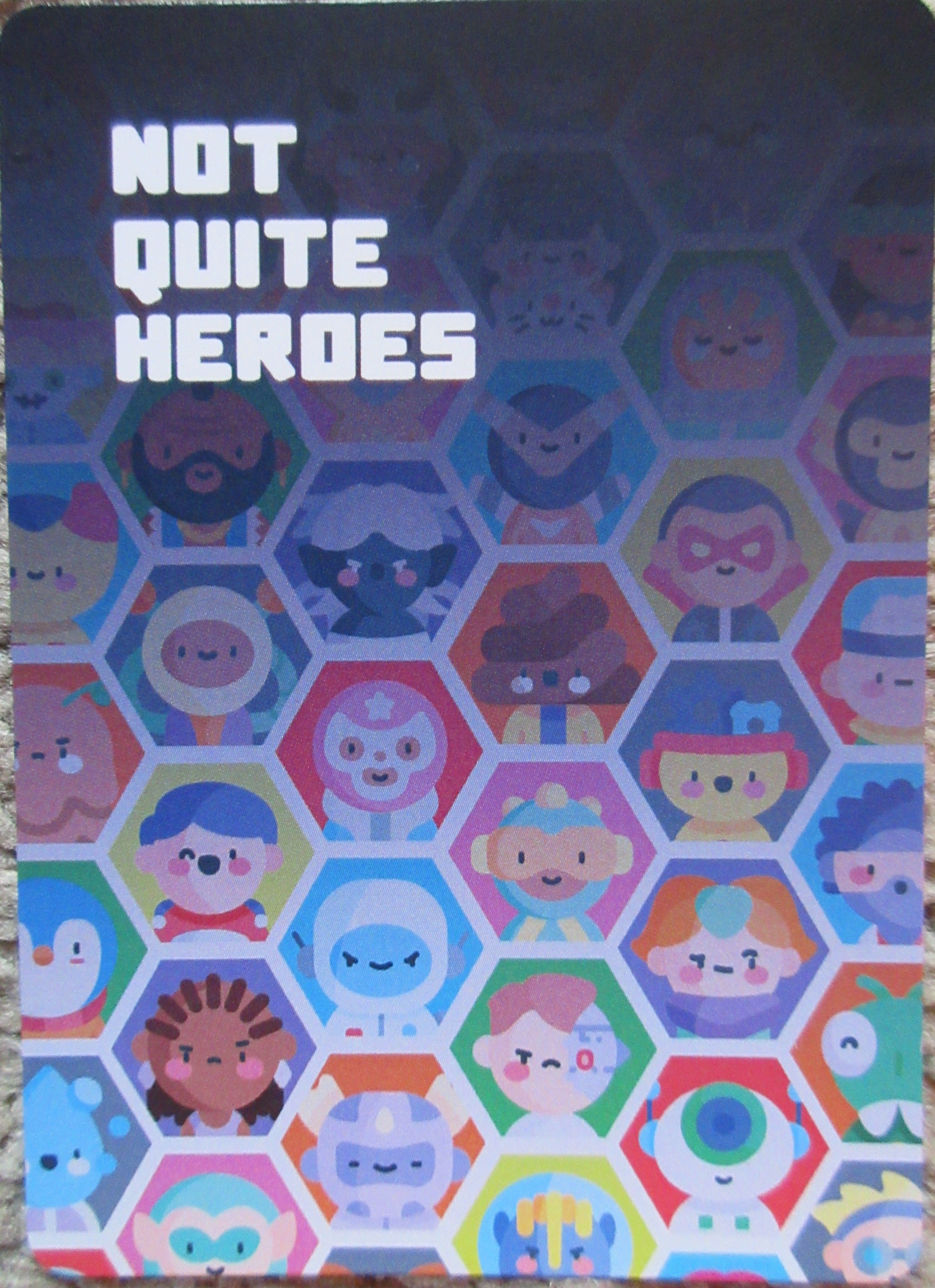 Cover art for Not Quite Heroes