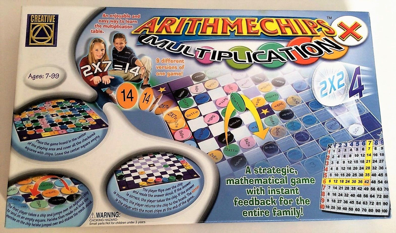 Coperta Arithmechips Multiplication Game