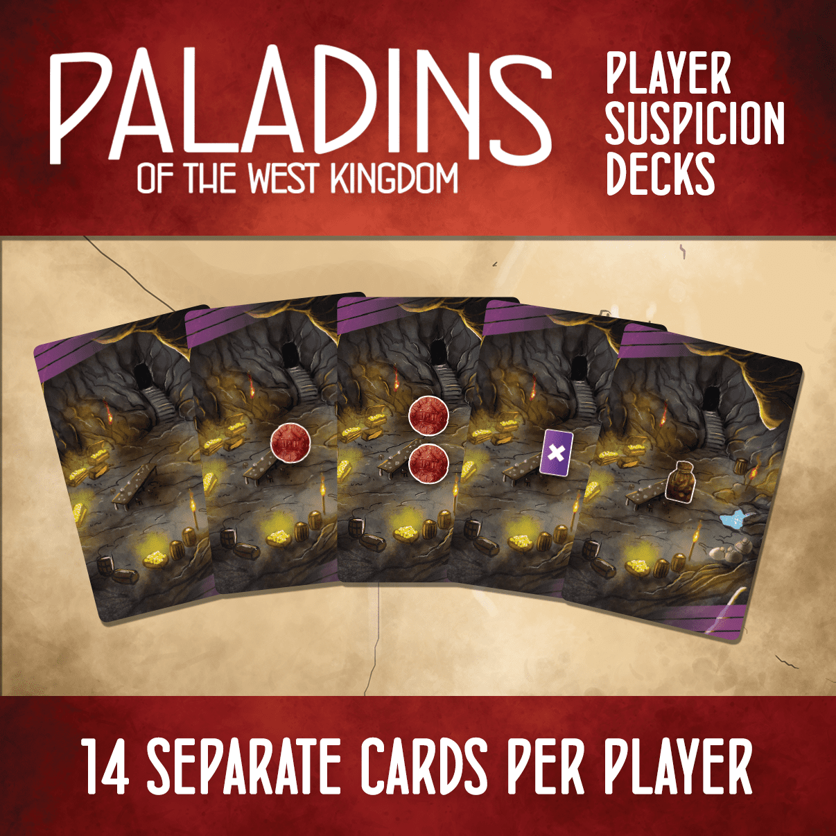 Paladins of the West Kingdom: Player Suspicion Decks