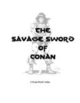 RPG Item: The Savage Sword of Conan