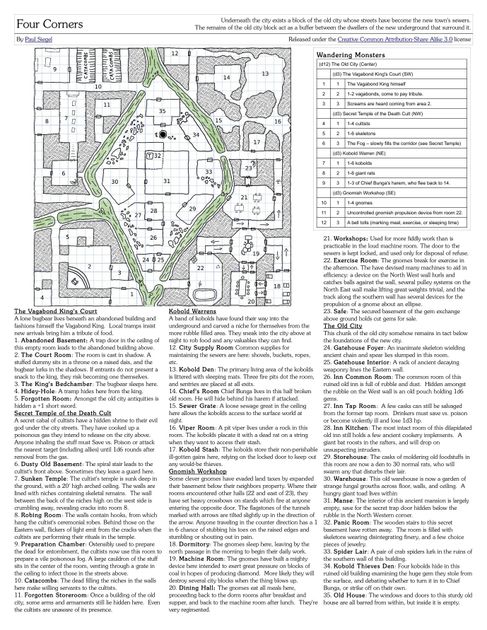 Four Corners | RPG Item | RPGGeek