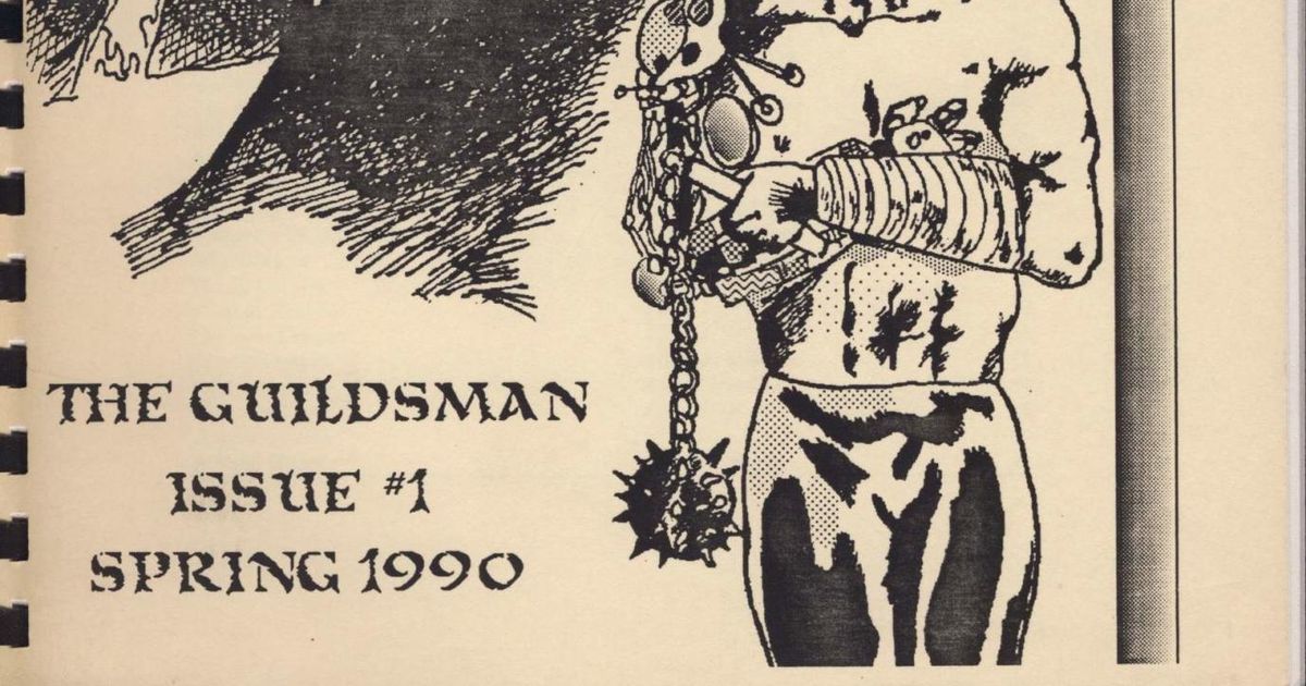 The Guildsman (Issue 1 - Spring 1990) | Issue | RPGGeek