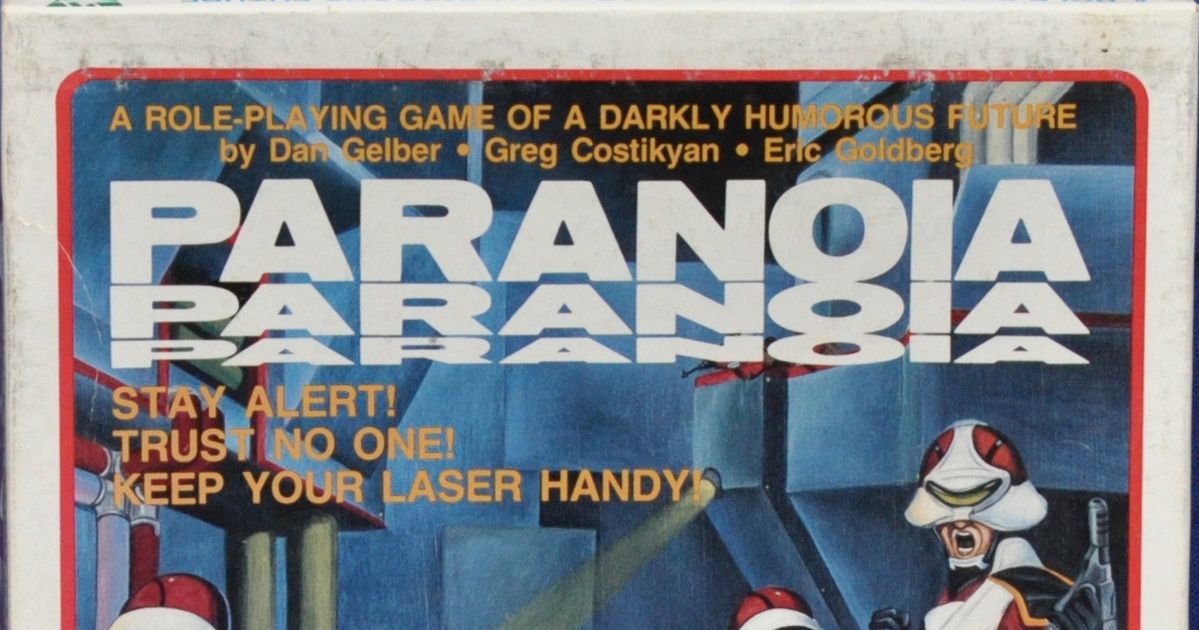 Paranoia | RPG Item | RPGGeek