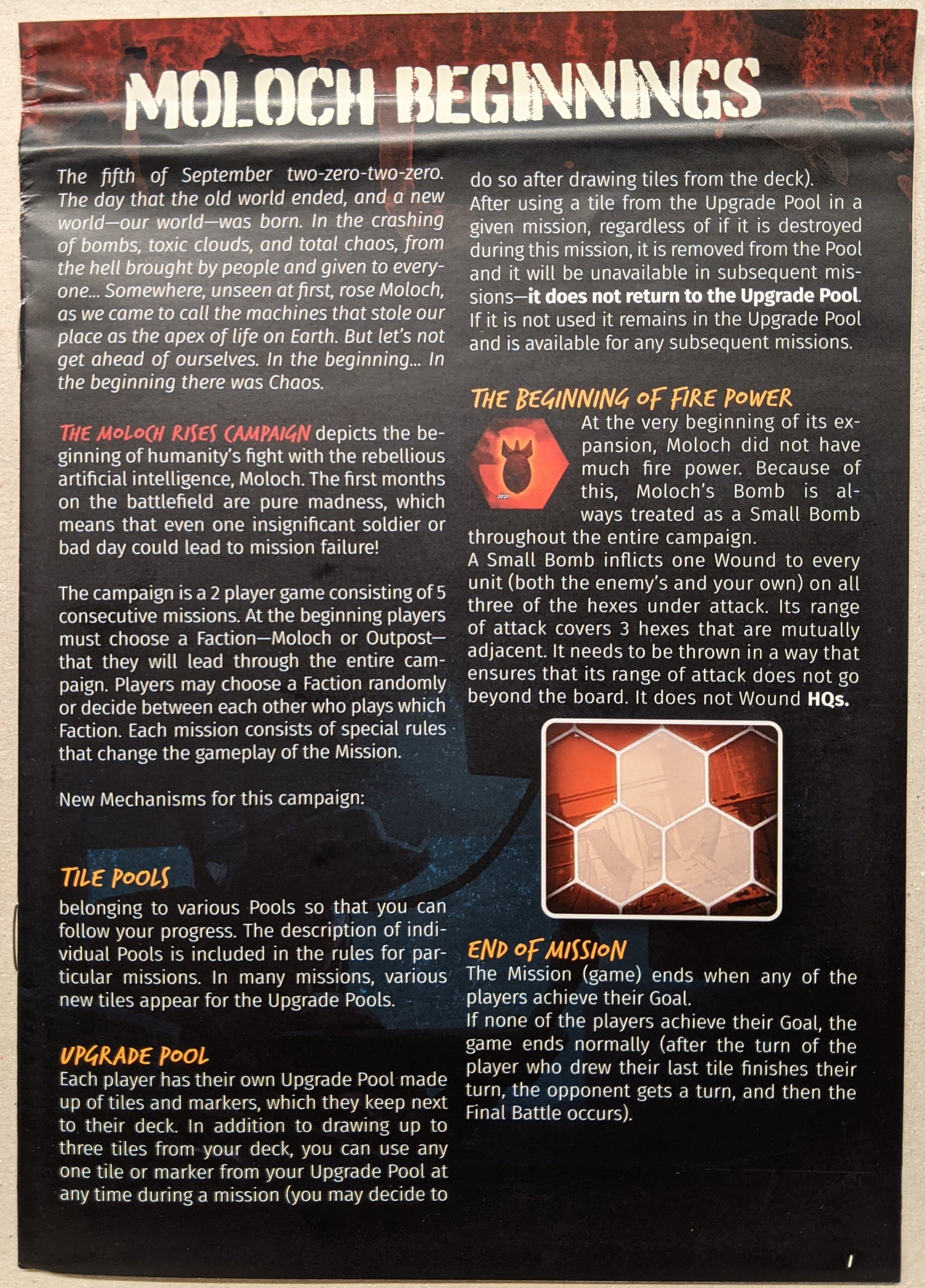 Neuroshima Hex! 3.0: Moloch the Beginning