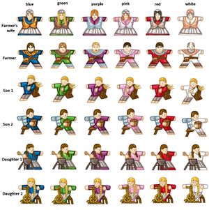 Agricola: Labels for Meeples